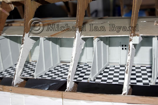 Officers Cabins under construction